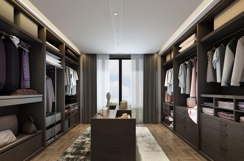 贵阳现代轻奢黑白灰别墅-81