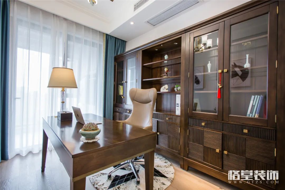 现代美式灰色调空间,优雅轻奢典范之家-28