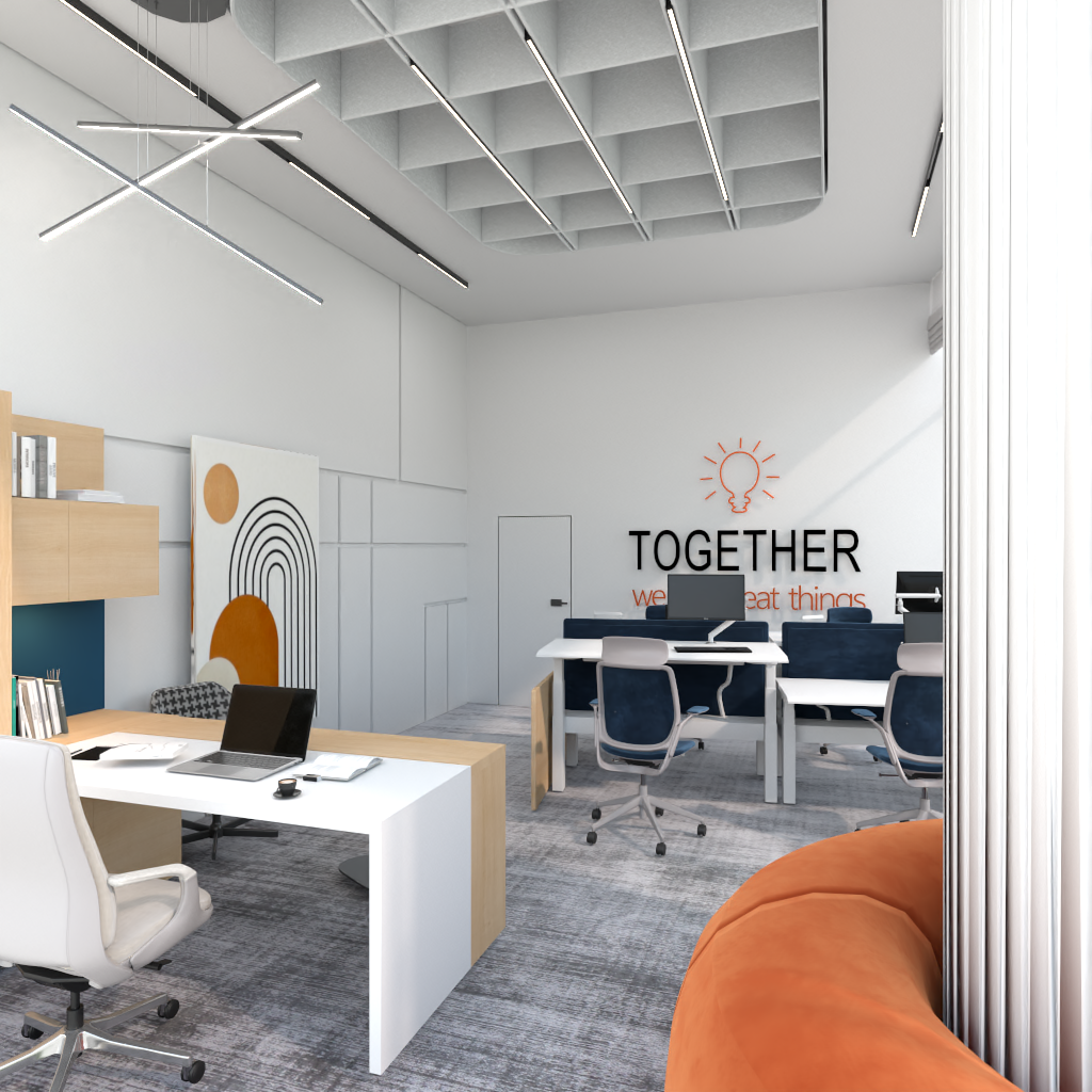 企业联合办公空间设计丨Helwan University-39