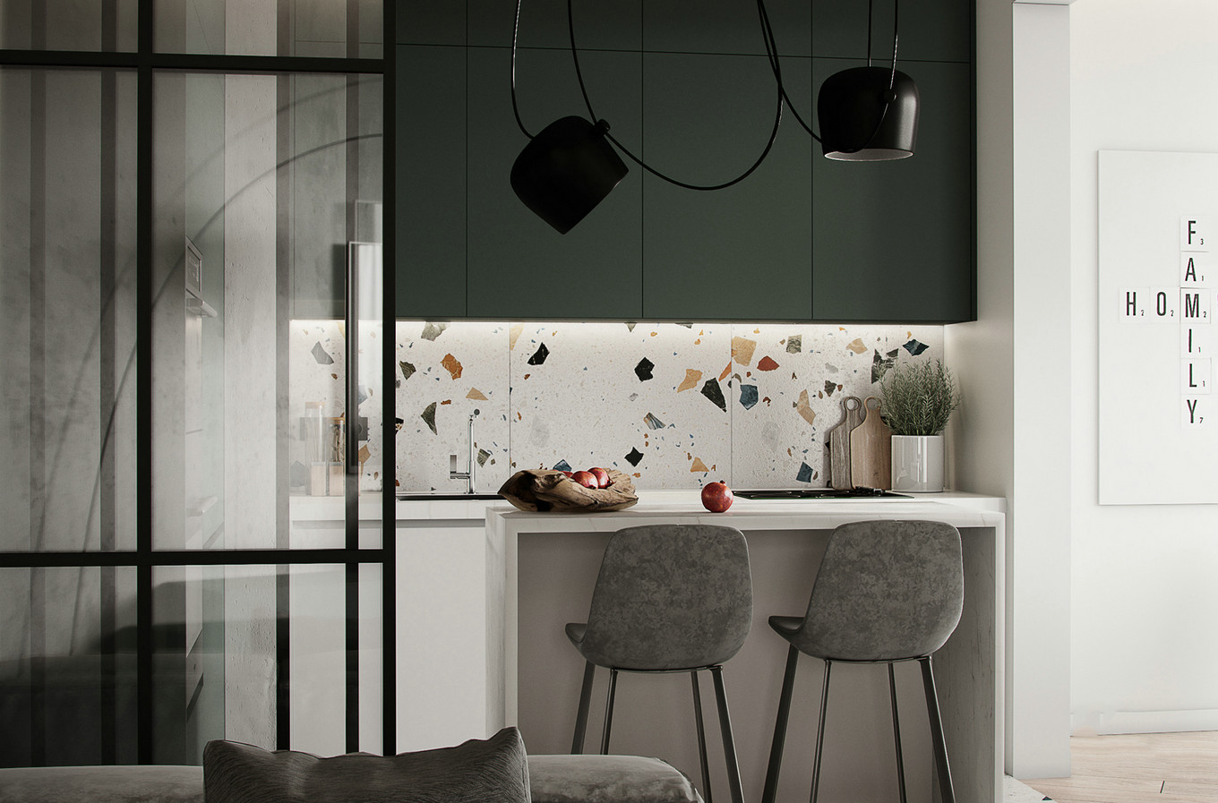 绿意盎然 | 揭秘灰绿色家居设计的魅力-4