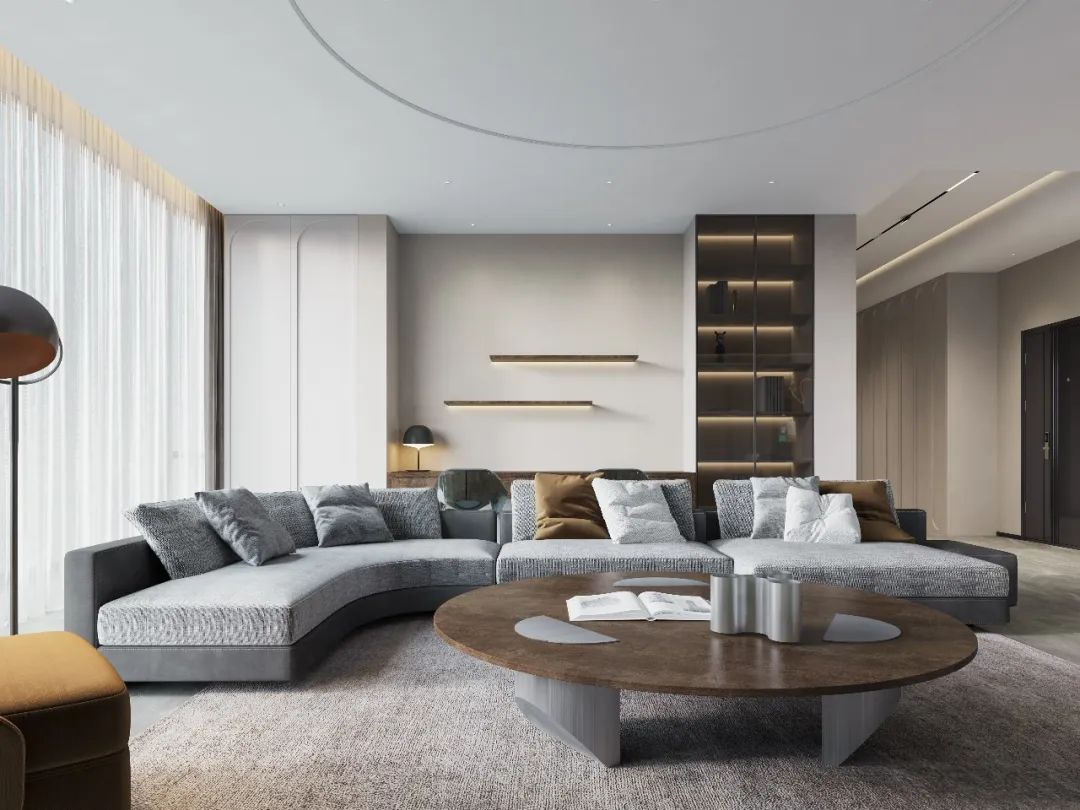 张楠楠·180平平层作品  现代极简-24