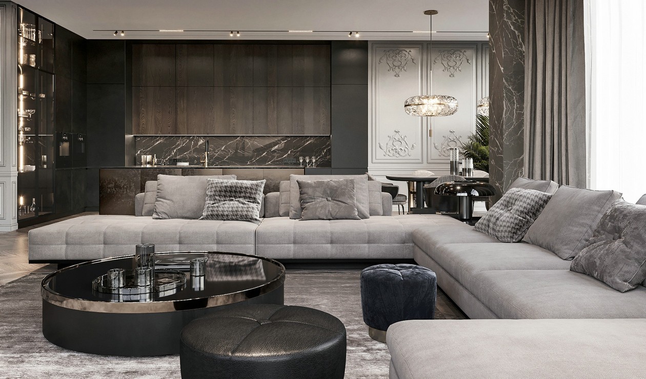 金属与大理石 打造出精致奢华的住宅-4