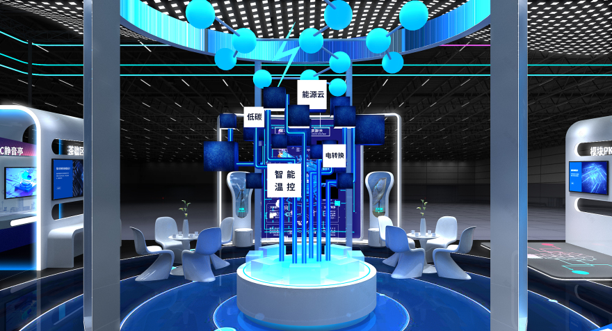 ENSD易能时代工博会大型特装展位设计方案-5