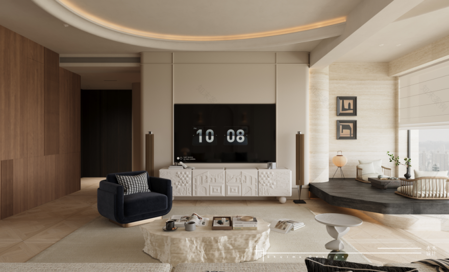 新作 紫金堡225平 · 轻法美学,打造质感居所丨水木设计-28