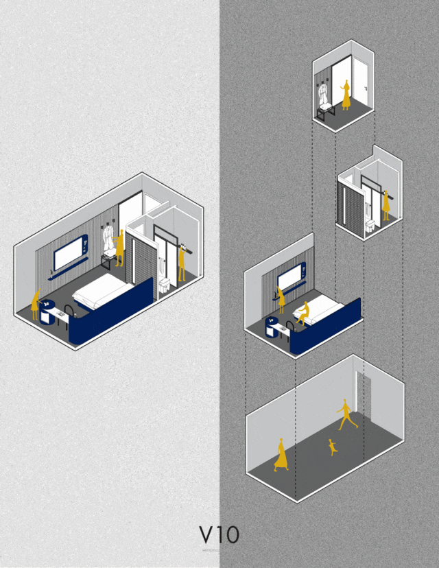 亚朵轻居酒店 3·0 客房设计丨中国上海丨V10 惟拾设计-33