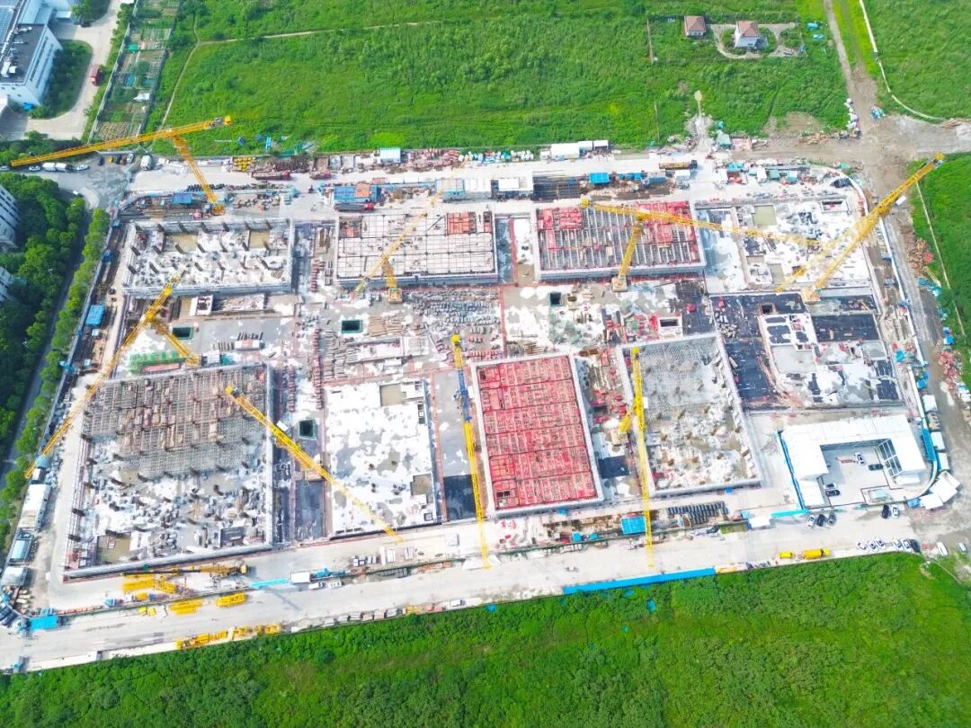 打造浦东医械产业新高地！中建八局三公司周浦医疗器械总部园项目冲出正负零-1