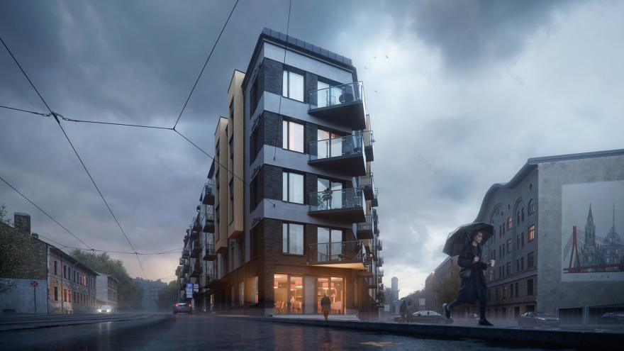 Riga Residential Property 3D Visualization-17