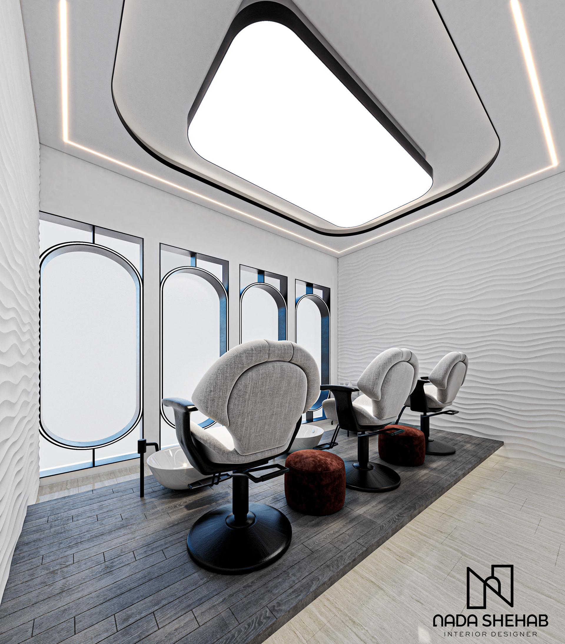 BEAUTY SALOON美容沙龙丨沙特阿拉伯丨DESIGN PASSION OFFICE,NADA SHEHAB-19