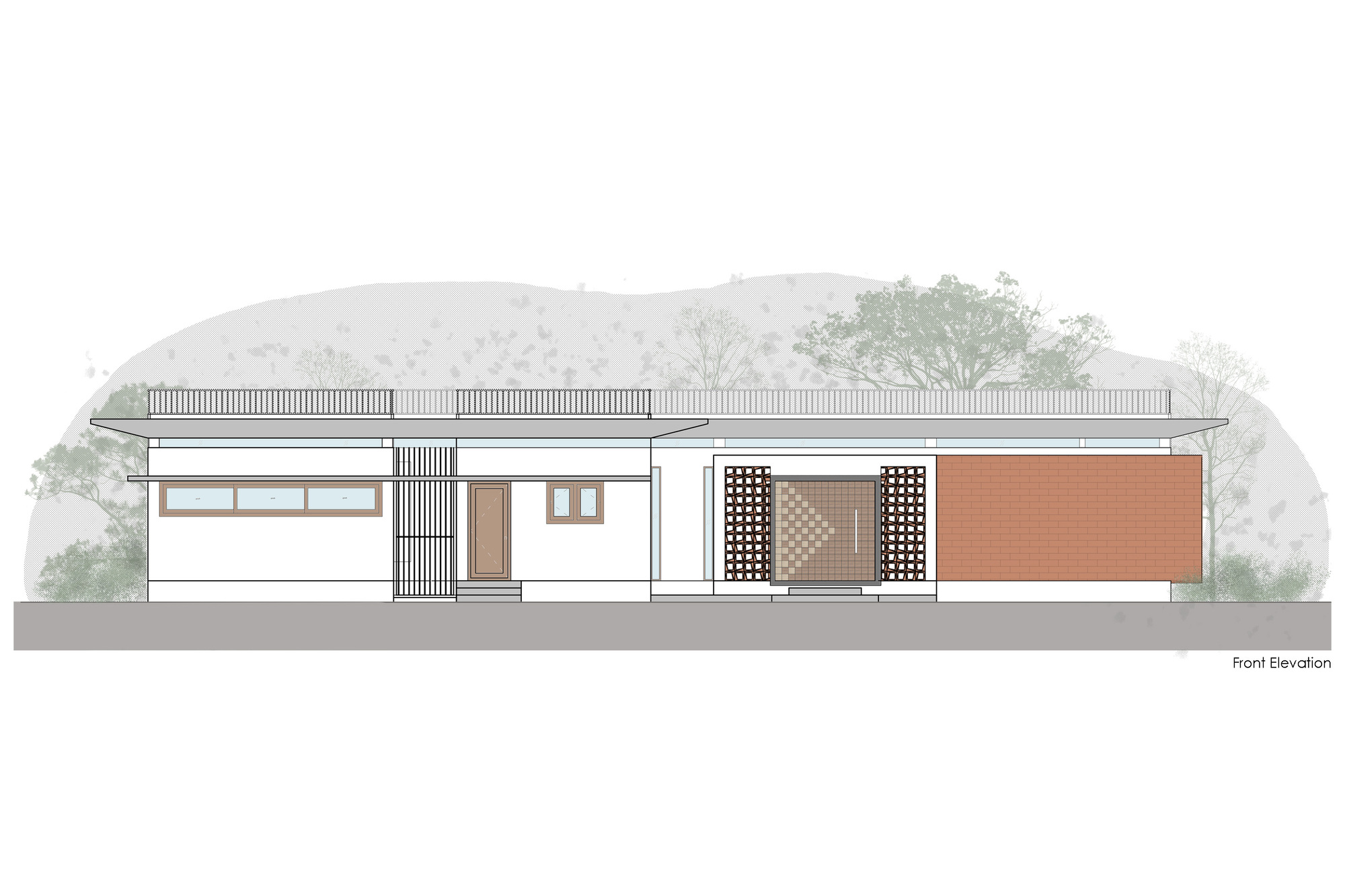 在布鲁克斯大厦丨印度丨Monsoon Collective-39