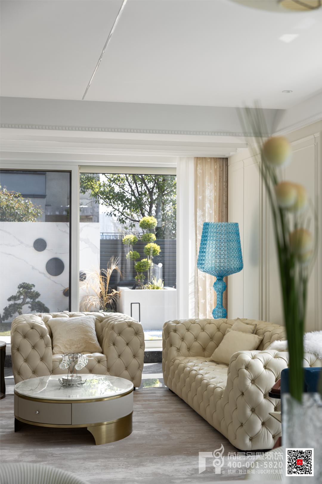 300㎡悦安佳府夏日轻法式装修丨杭州尚层装饰-8