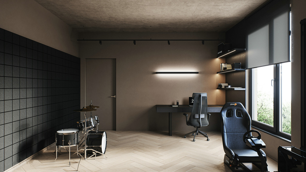 127㎡混合色调空间设计-20