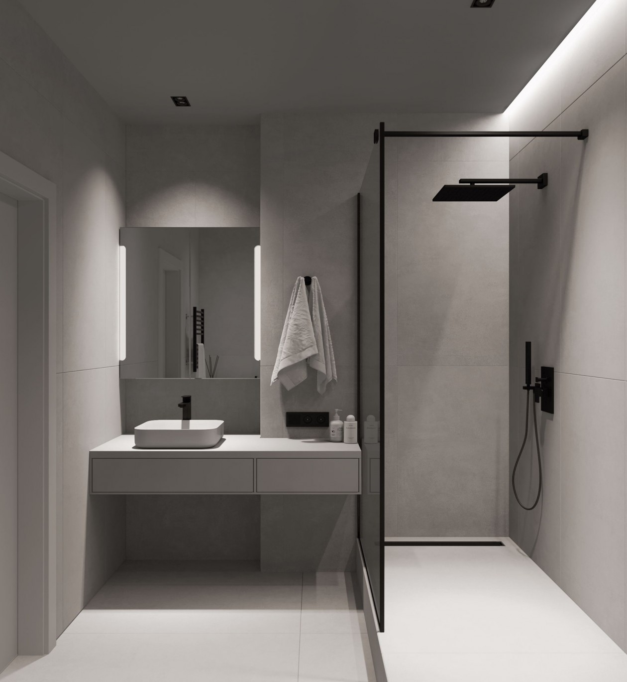 白色系极简风公寓-21