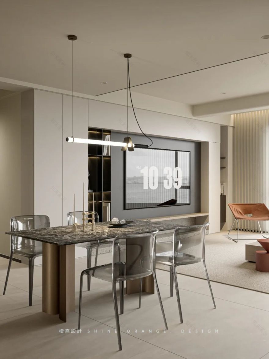 清夜无尘 月色如银 · 110㎡现代极简主义住宅丨中国宁波丨橙熹设计-26