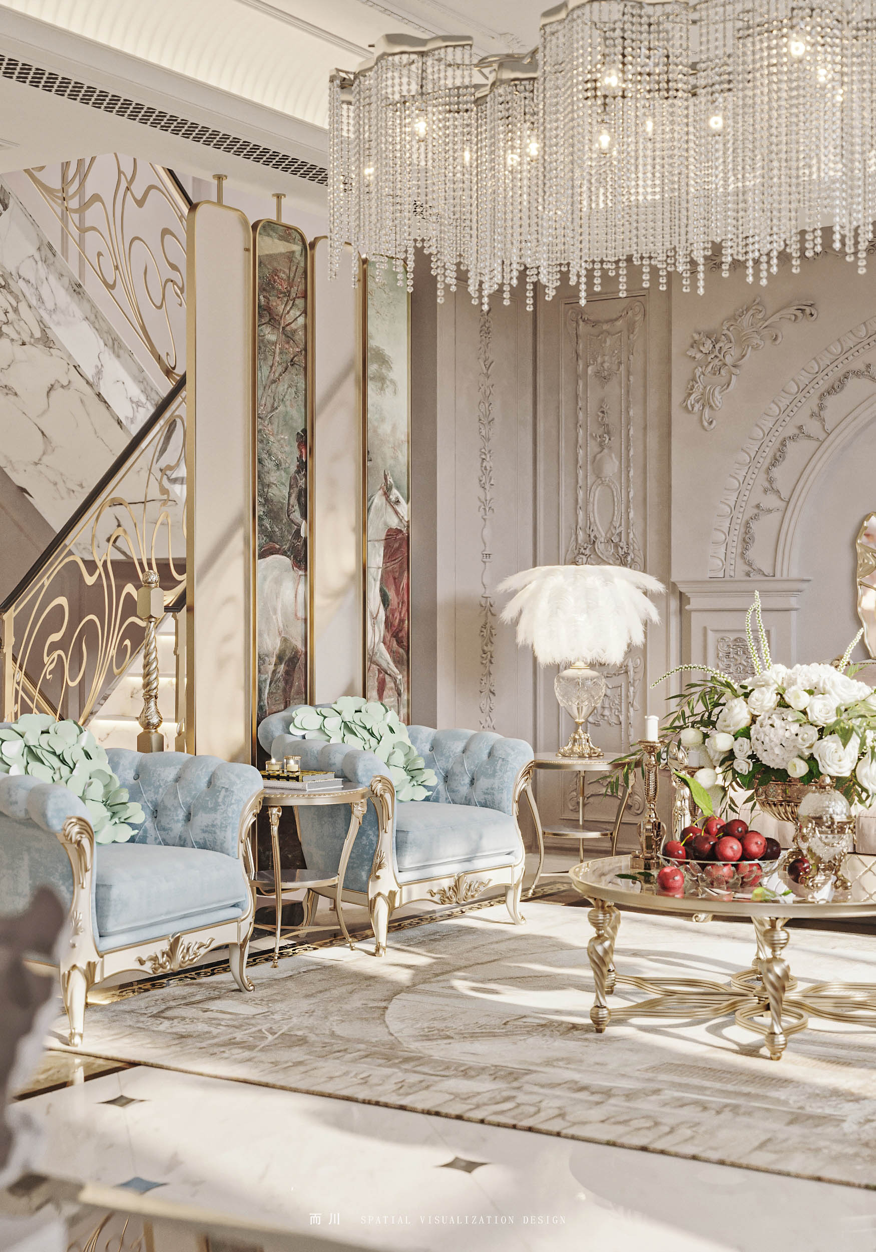 奶油法式丨魔方空间设计-25