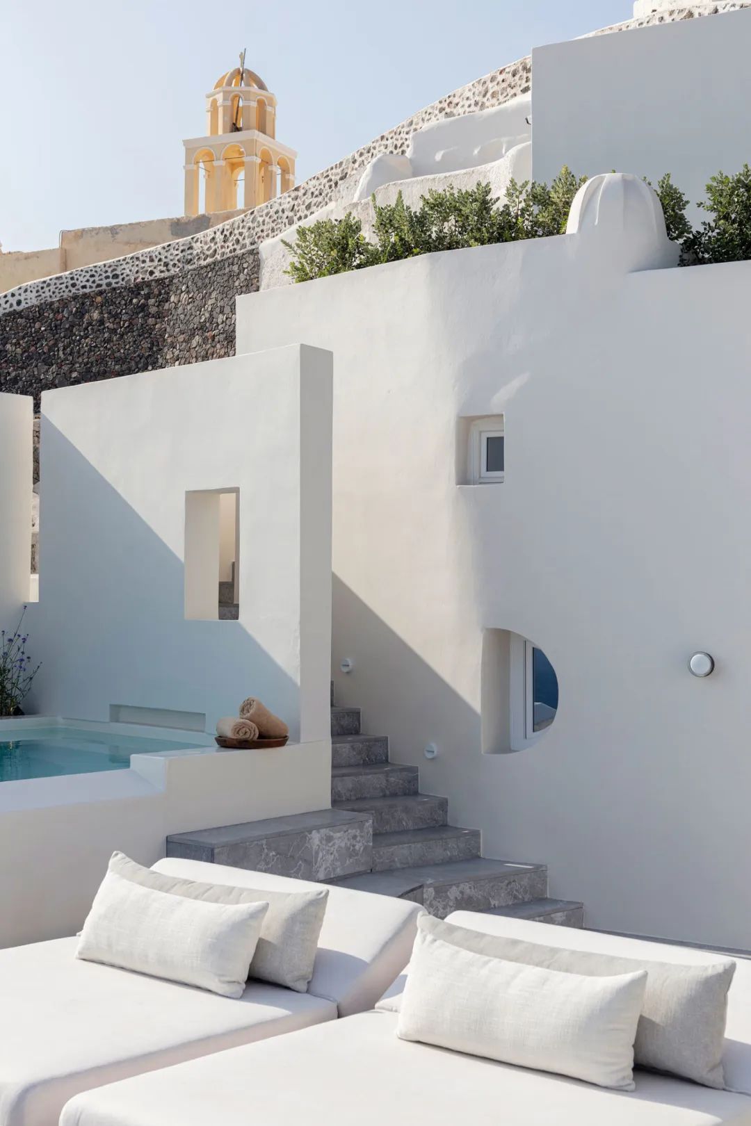 Santorini 纯白洞穴式观景别墅丨希腊丨Kapsimalis Architects-8