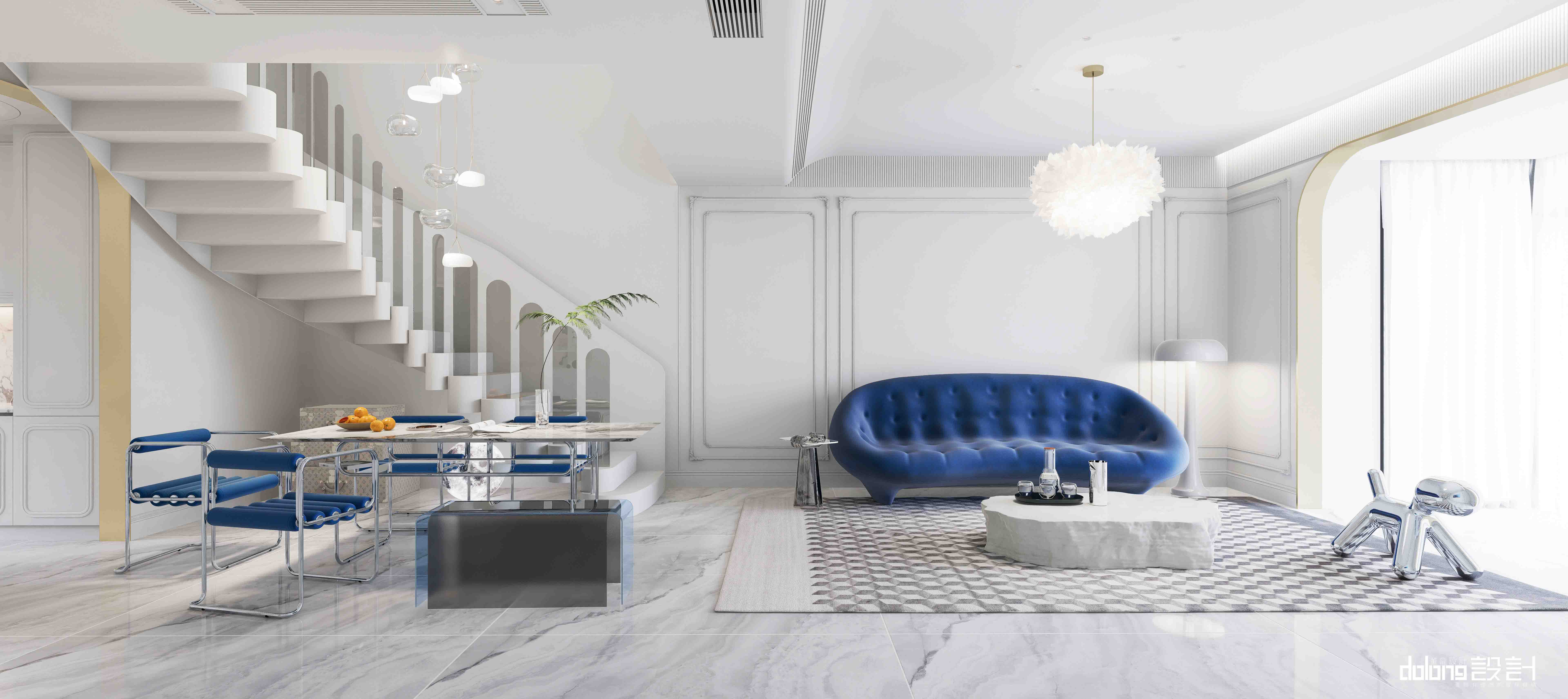 桃花园著跃层丨DoLong董龍设计-13