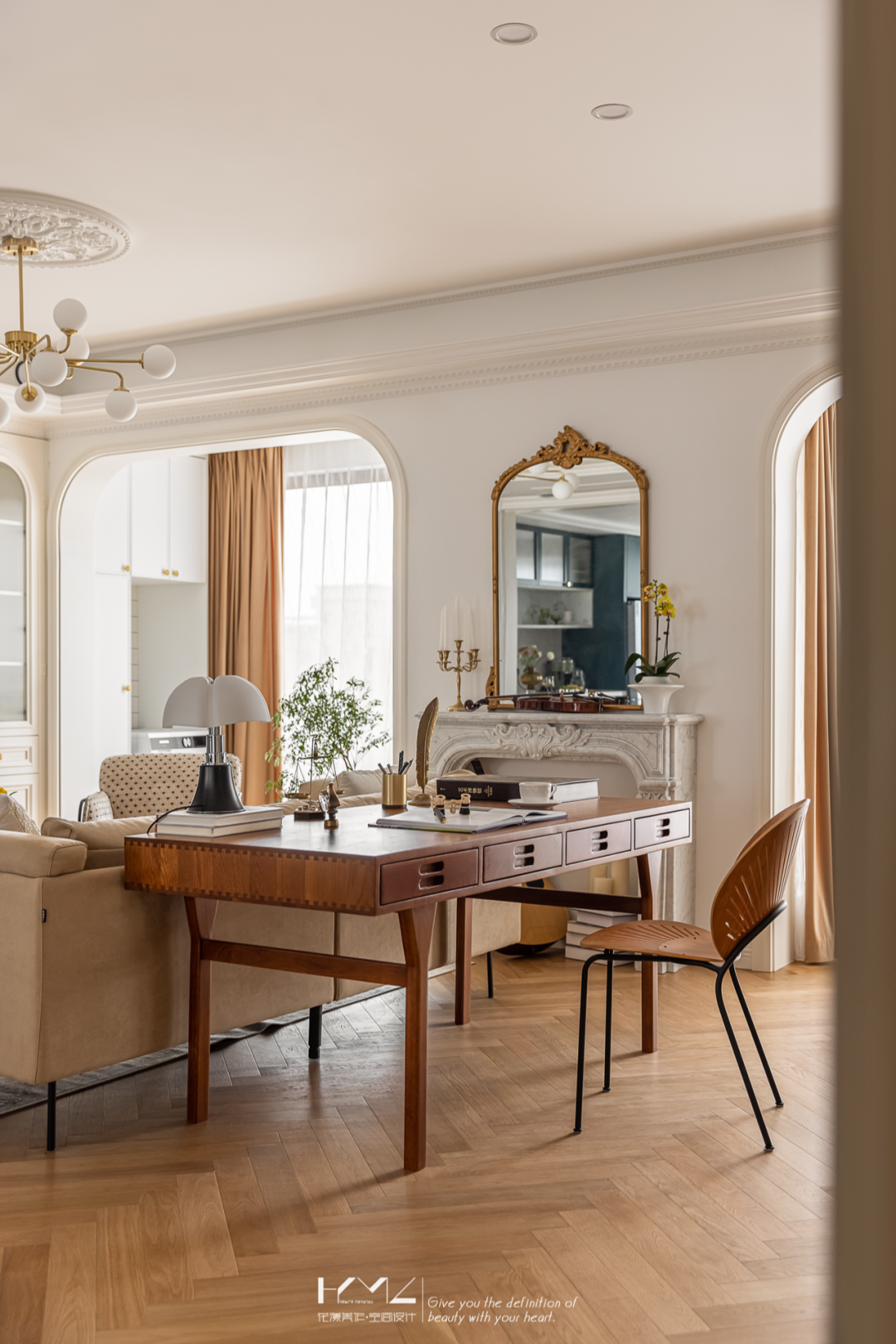 南京大名城紫金九号法式浪漫住宅设计丨中国南京丨花漾美作·空间设计-28