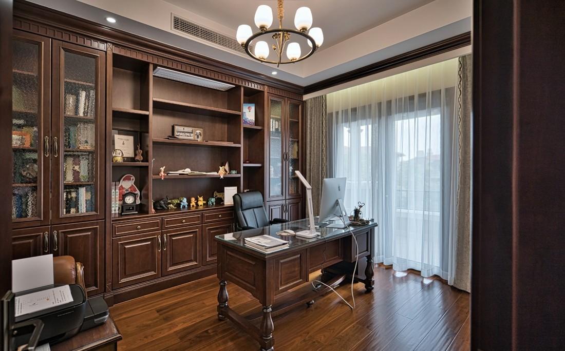 美式家居典范 | 原木浪漫,三客厅设计-36