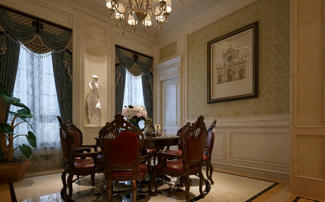 龙首山庄舒适宜居客厅设计-12