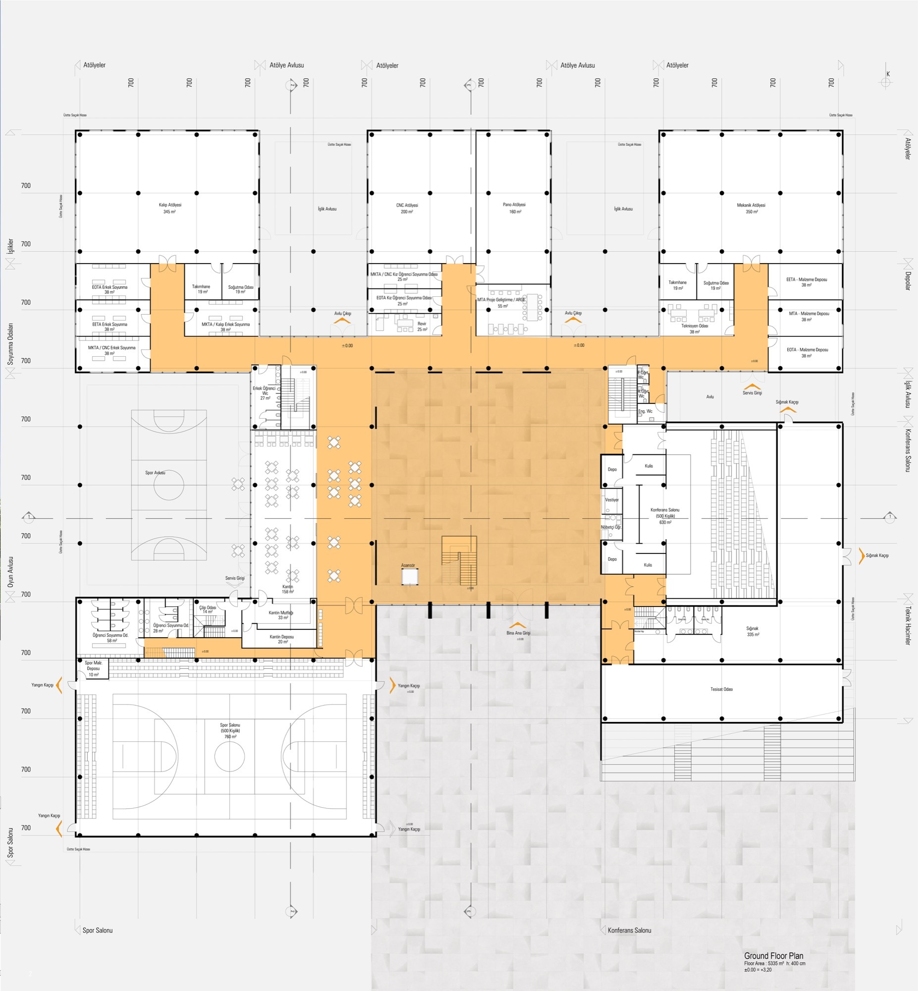 土耳其 AOIZ Nedim Uysal 私立高中 Technical and Industrial High School building-30