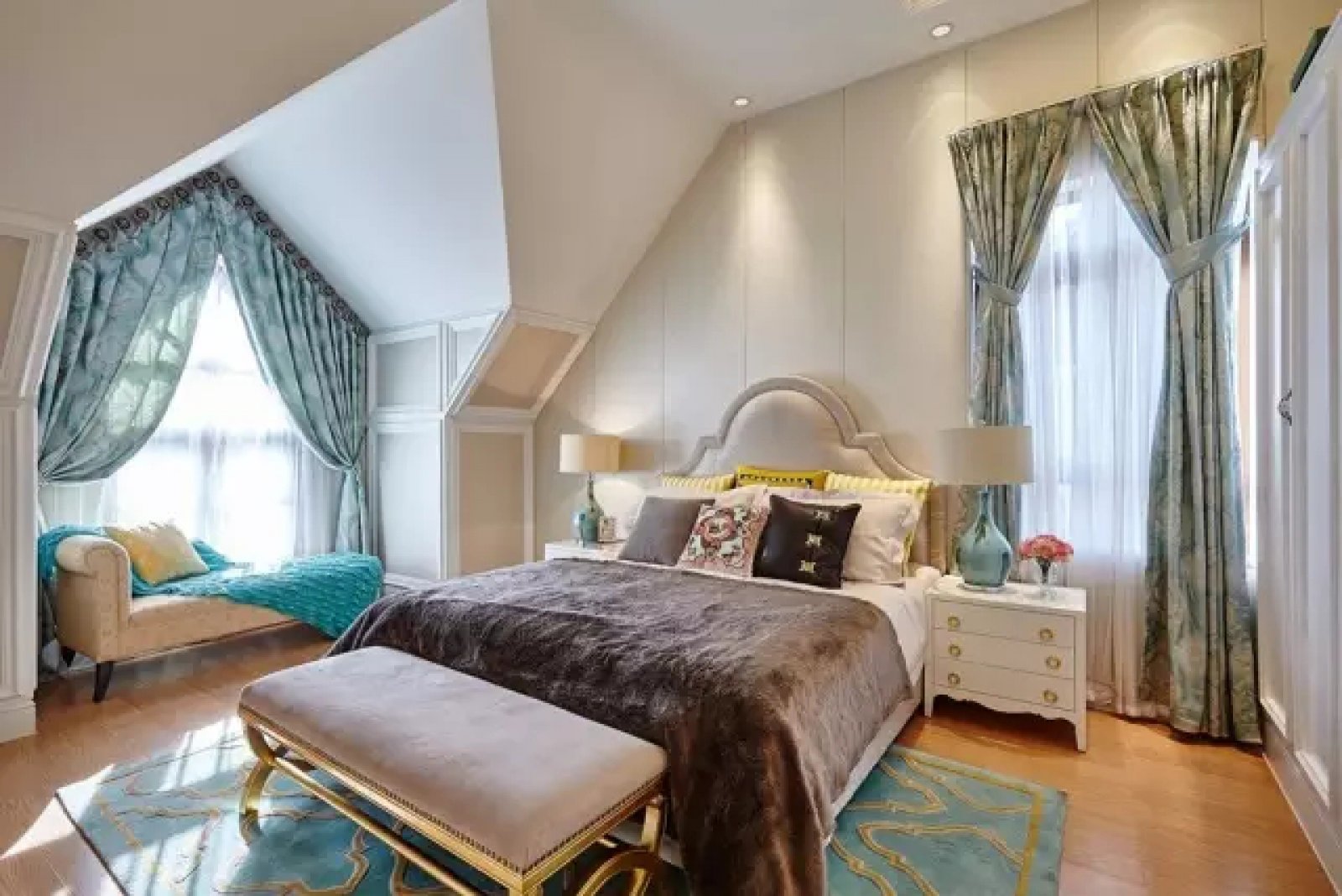 罗马假日 | 天津市星河上叠别墅样板房设计-15