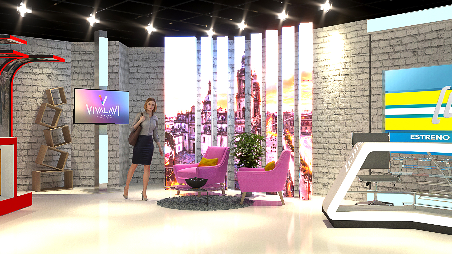 Multimedios TV Set-3