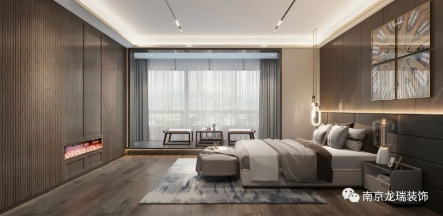 长岛观澜新中式设计,宁静诗意空间-84