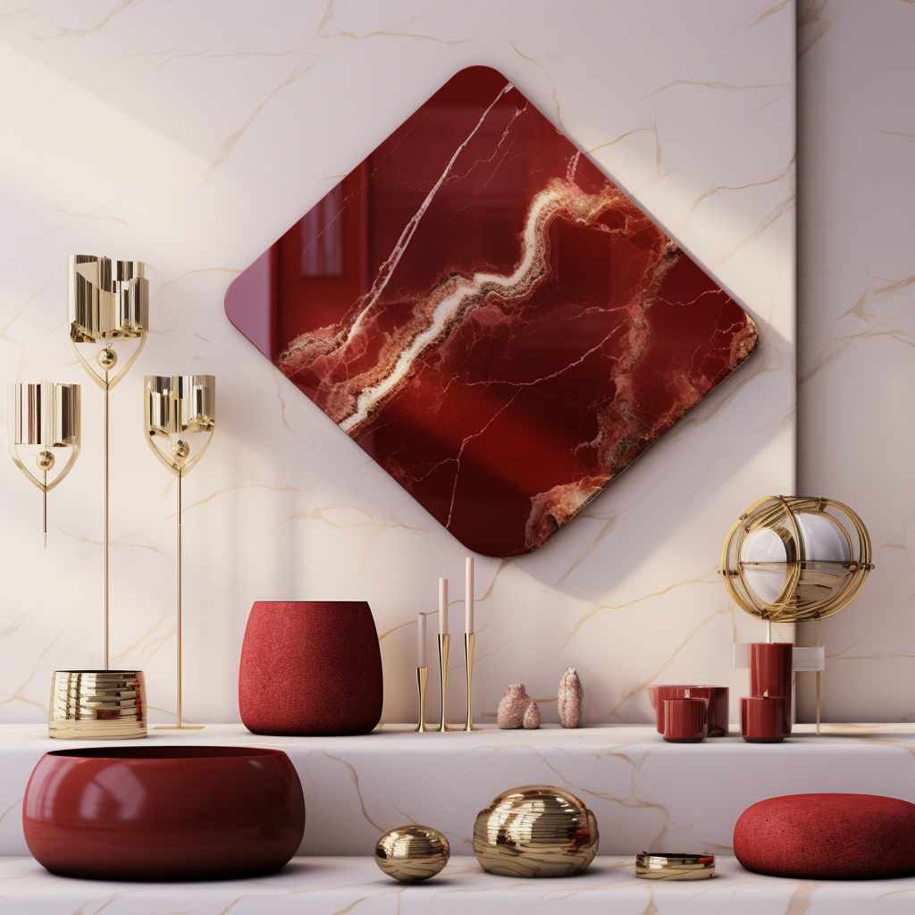 Luxury red mood boards for interior design-9