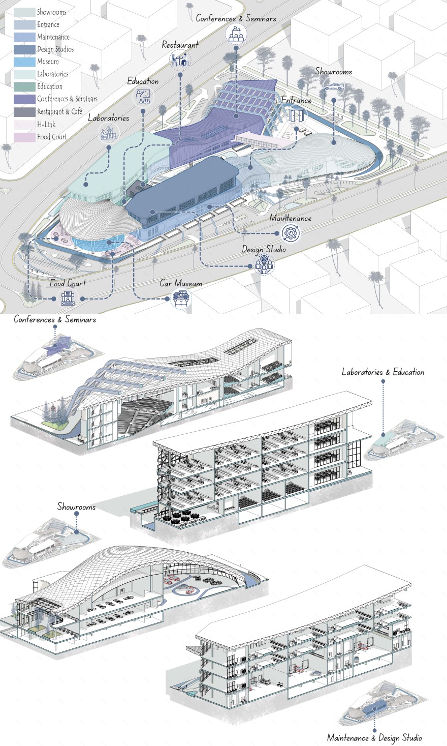 毕设丨FutureMove Hub 商业综合体-27