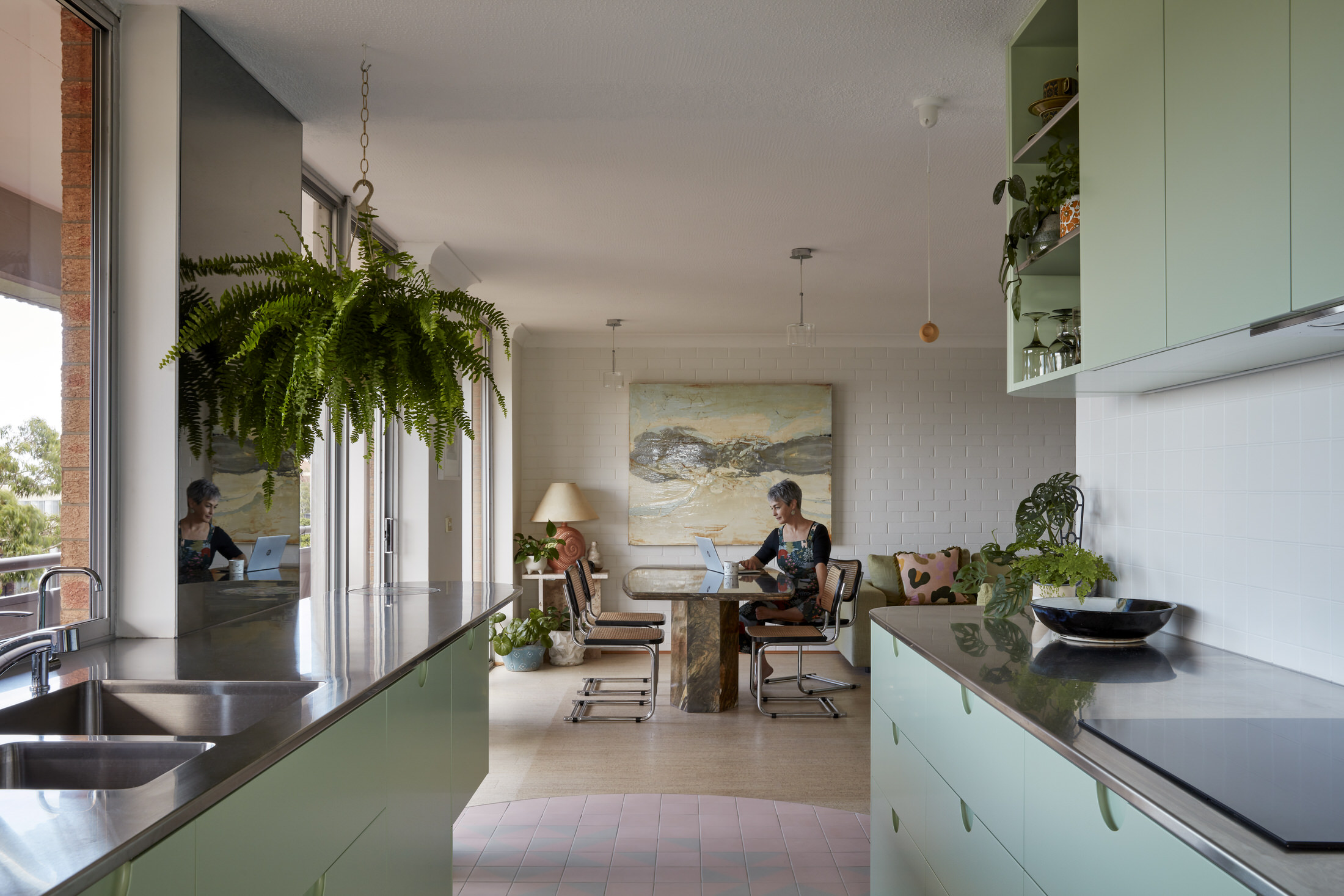 复古现代风公寓翻新 · 贝蒙特公寓改造丨澳大利亚布里斯班丨KIN Architects-14