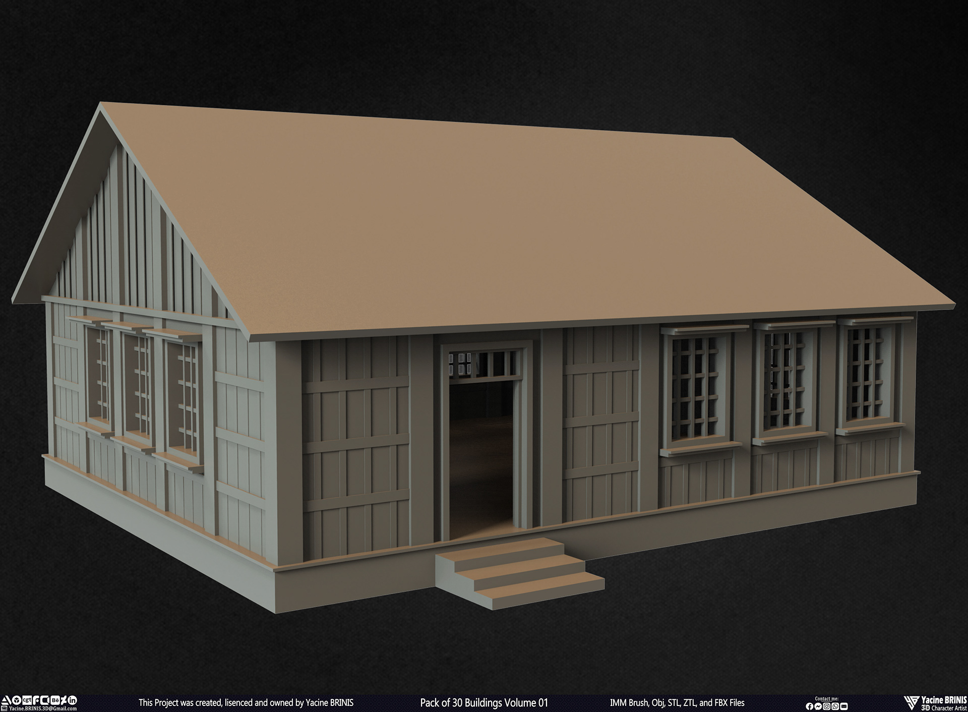 30 座建筑模型包丨Yacine BRINIS-30