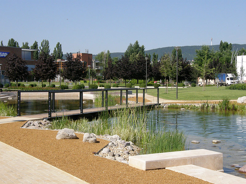 布达佩斯 Graphisoft 公园景观设计丨匈牙利布达佩斯-13