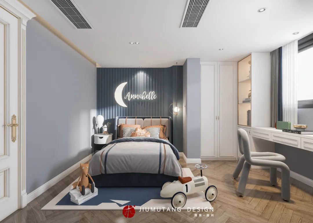宏天广场复式法式轻奢设计丨中国潮州丨潮州市九木堂装饰设计有限公司-29