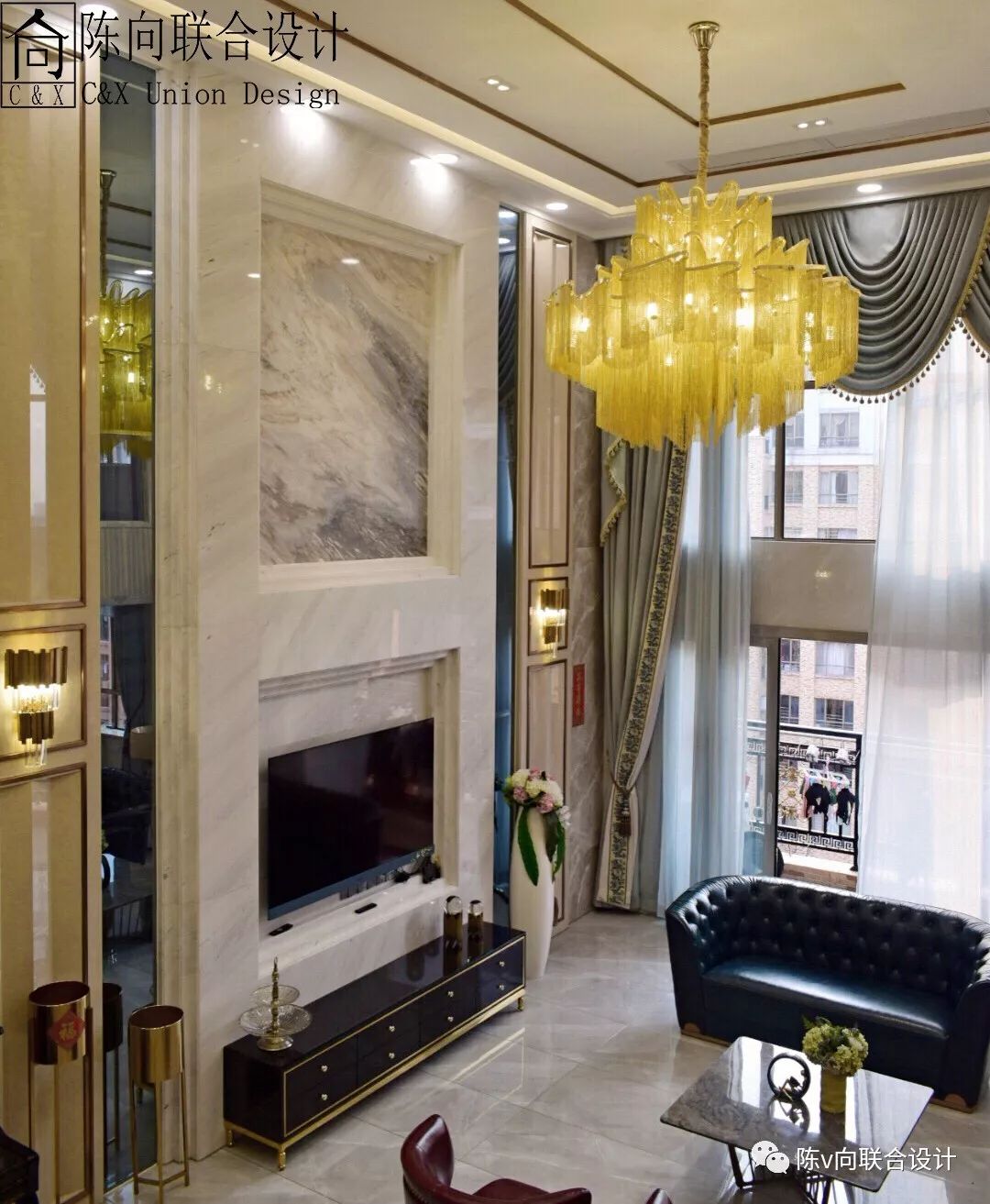 陈向联合设计·泓景园复式楼·美学与功能的融合-17