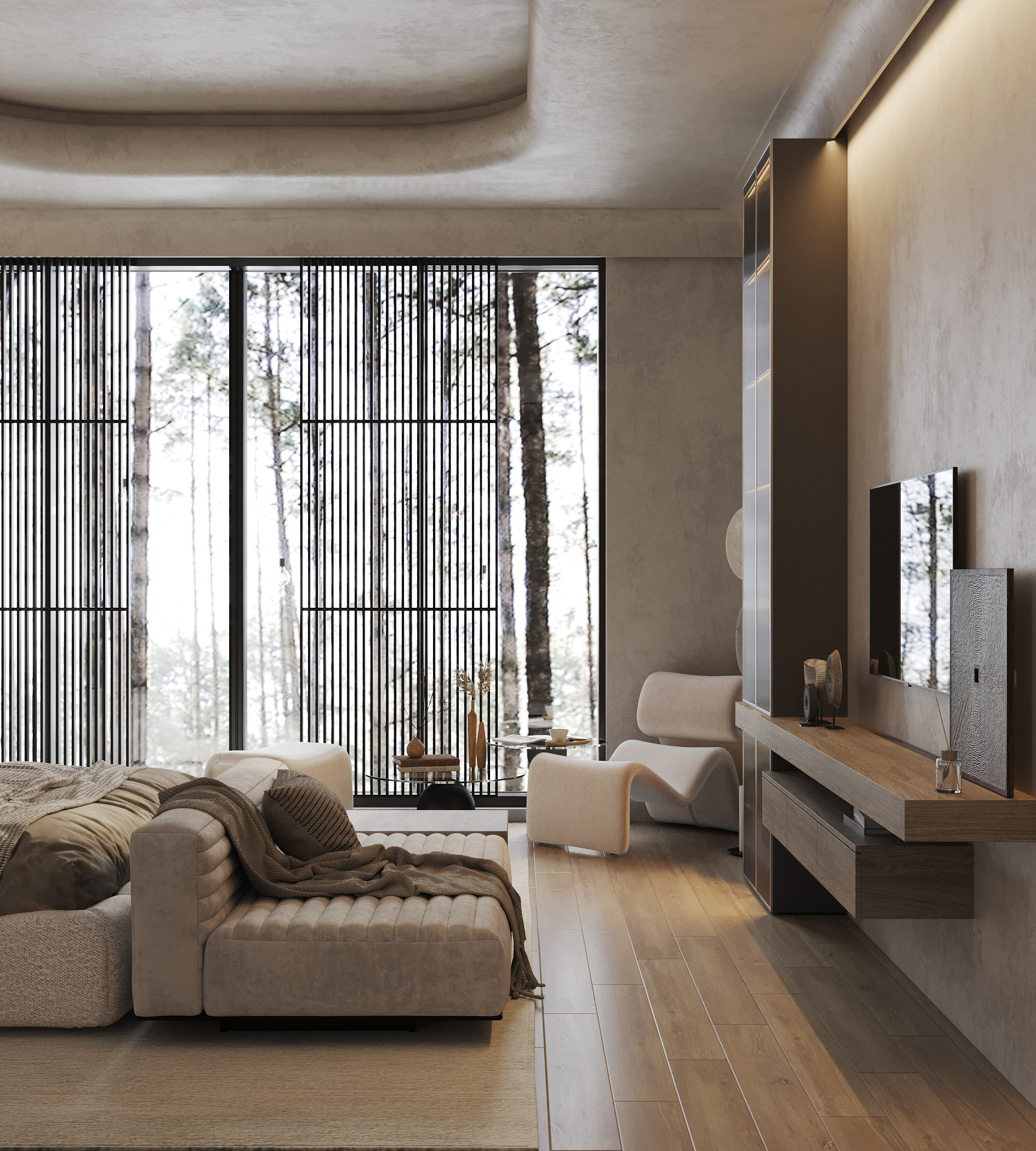 自然风现代别墅设计-17