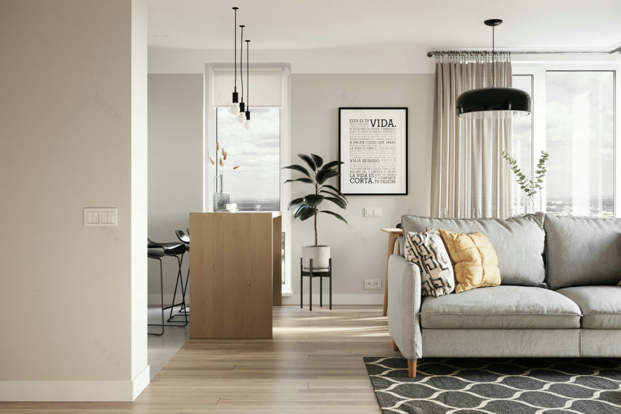 北欧风居家设计,舒适自然的生活空间-40