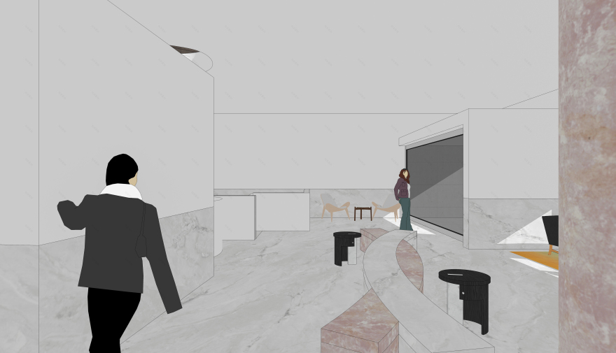 美术培训画室接待厅设计-28