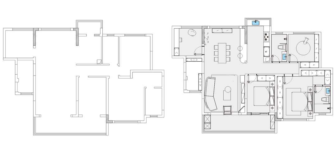 法式复古风住宅设计丨中国自贡丨名筑设计-8