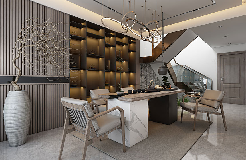 拾光流影 · 复古轻奢的色彩之家 鸽盟·厨卫改造家丨中国嘉兴丨暂无-17