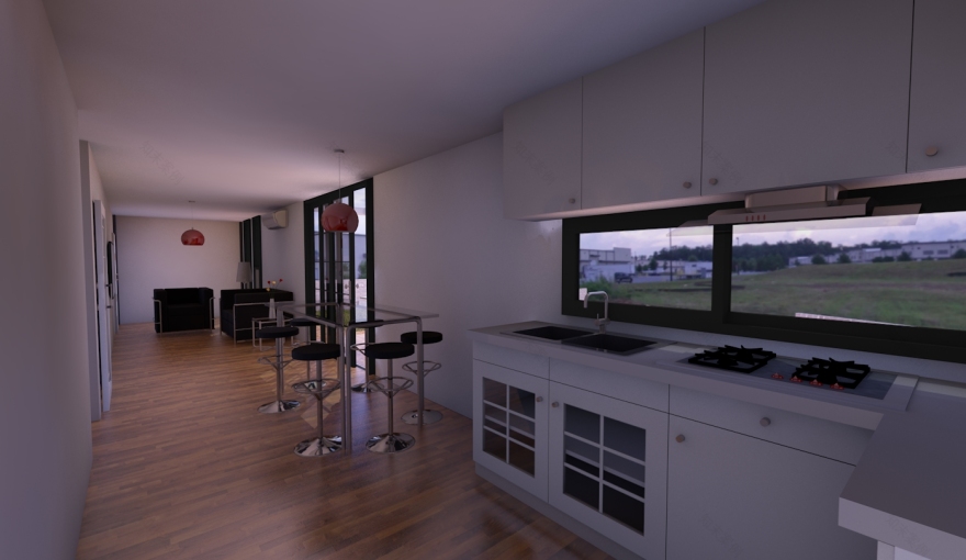 极简主义小木屋 | KONGLOMERATE 建筑事务所的“盒子 4”概念设计-7