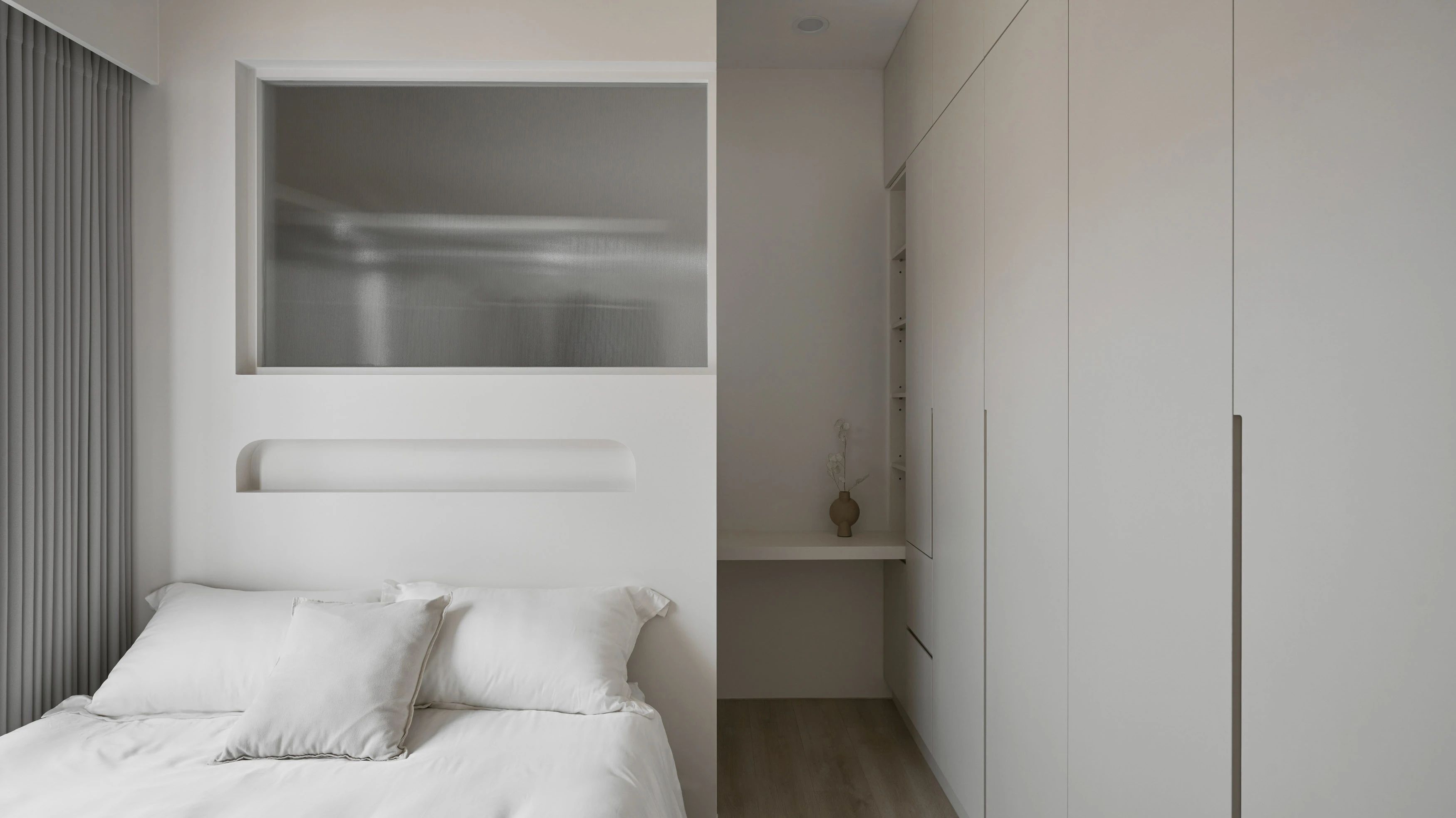 温润奶油风居家空间丨寓子设计-33