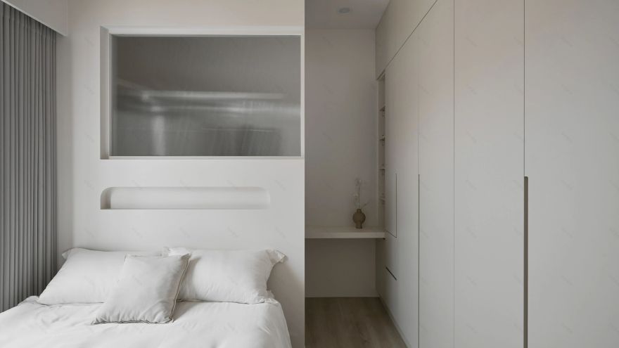 温润奶油风居家空间丨寓子设计-33