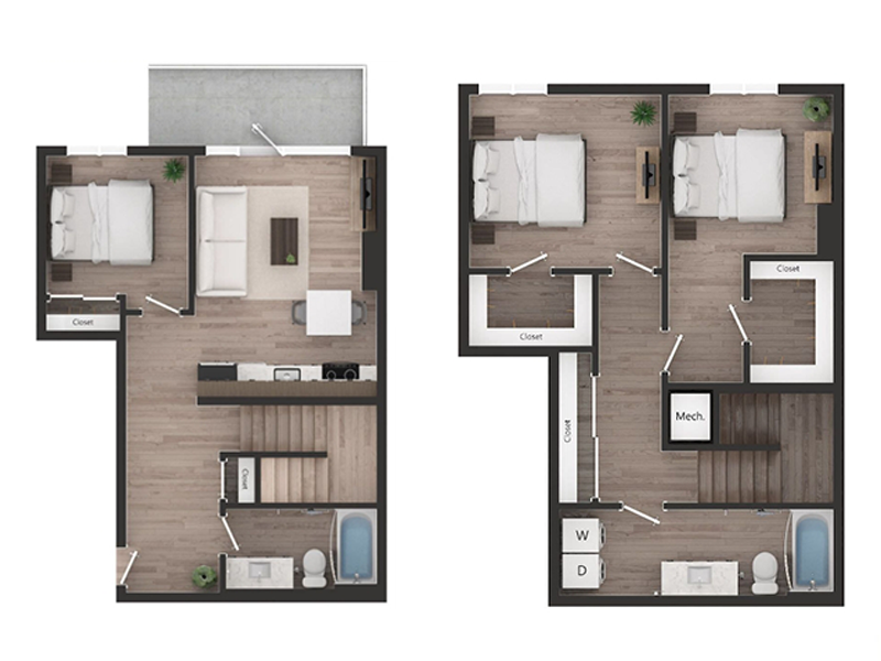 Skyglass Apartments 租赁住宅楼丨美国西雅图-47