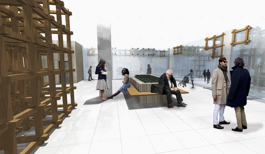 活力市中心室内市场与全球咖啡厅概念设计-8