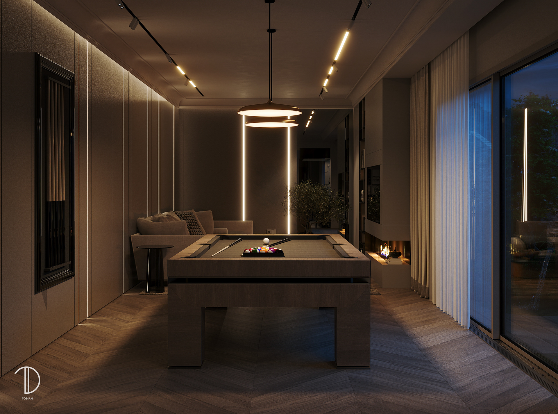 STONE PARK 别墅室内设计-96