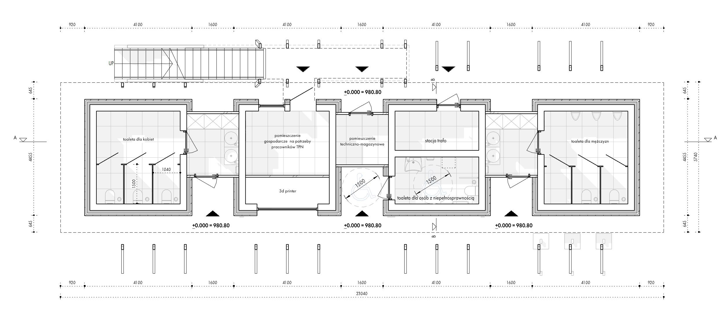 Public toilet project near Polana Huciska-7