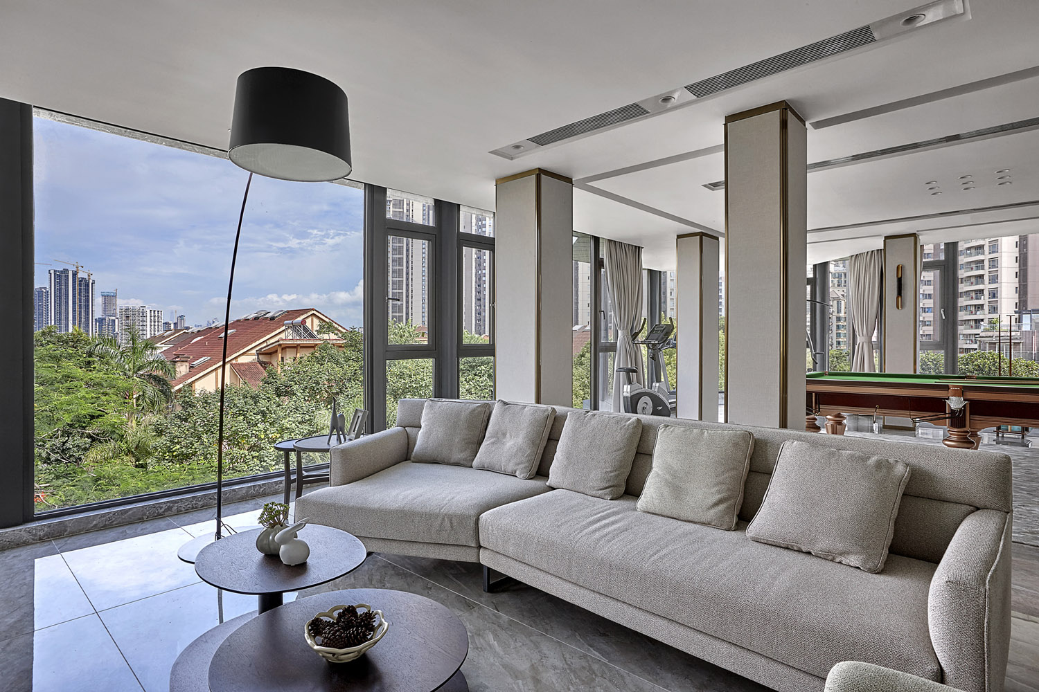 120㎡都市休闲风别墅顶层住宅-6