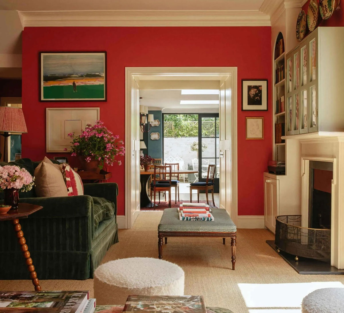 伦敦南部的彩色英伦风大宅-1