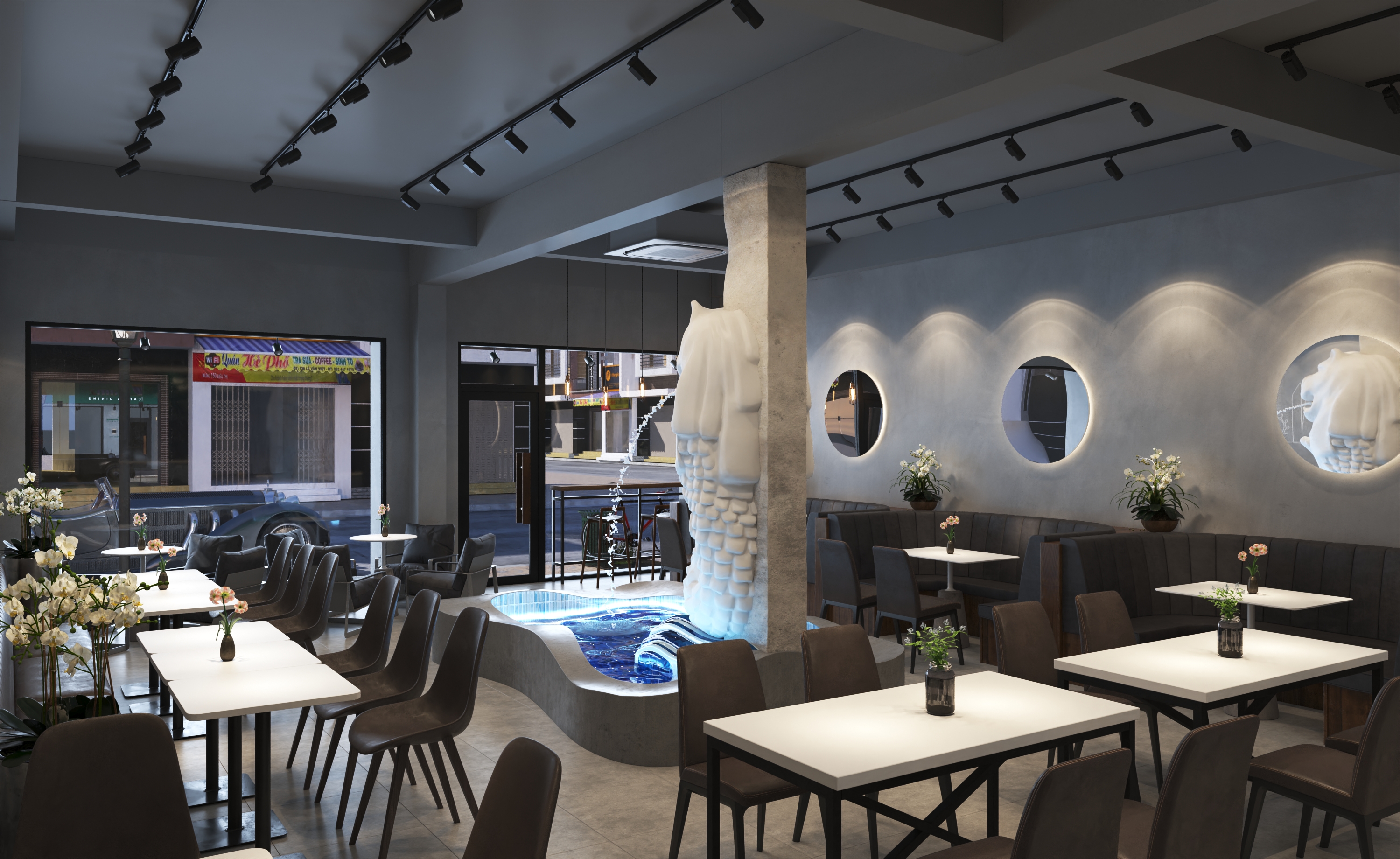 梦之咖啡馆及餐厅丨越南胡志明市-10