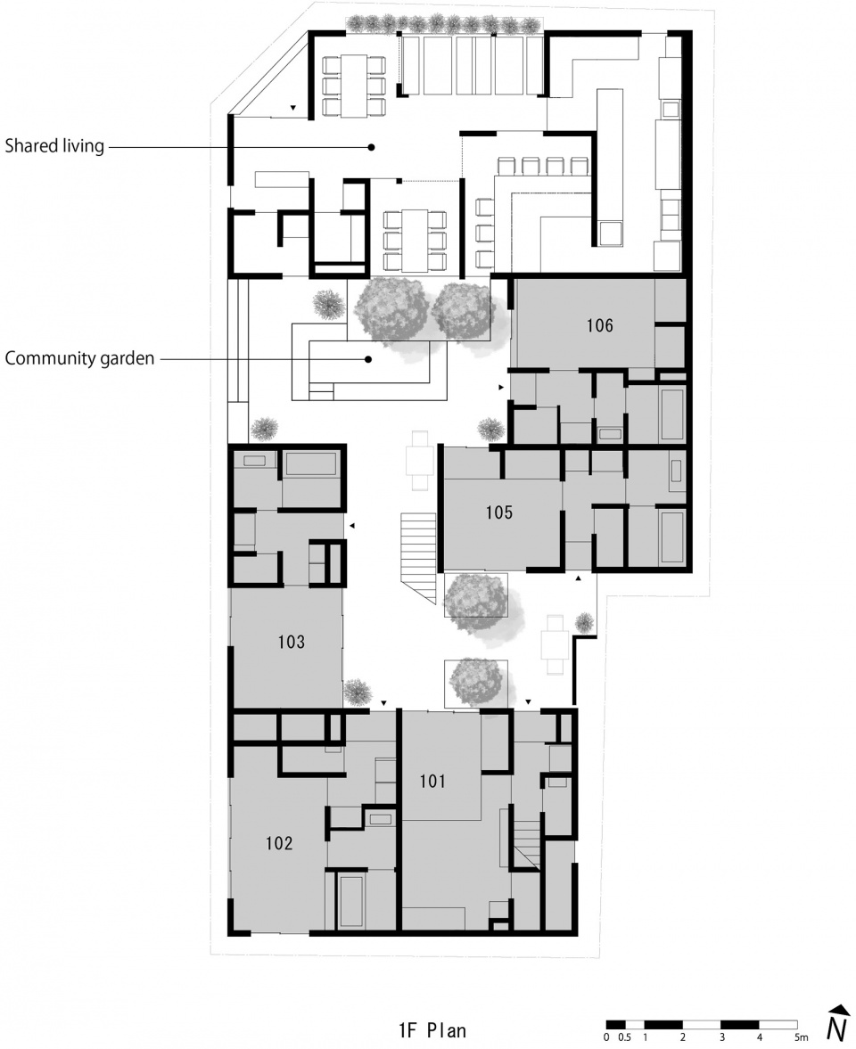 大阪共享居住住宅丨日本大阪丨T2P Architects office-20